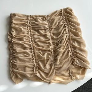 I am gia nude mini skirt